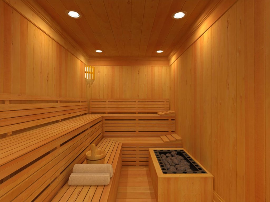 dřevěná sauna