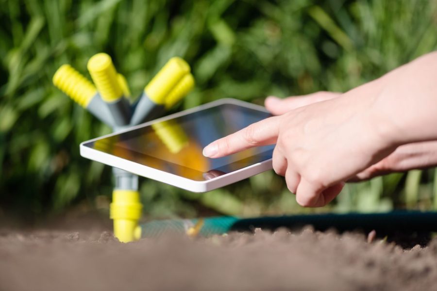 smart zařízení v zahradě