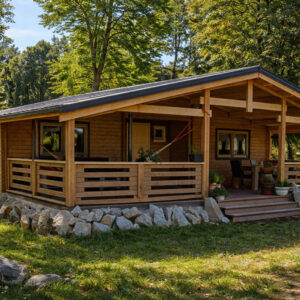 Zahradní domek MADISON S TERASOU 70mm