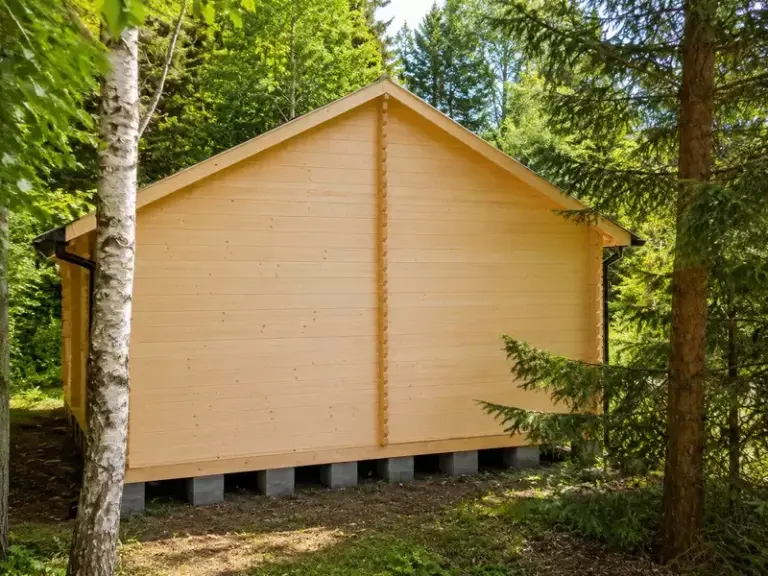 Záhradný domček BILBAO o rozmere 520x720 cm s terasou